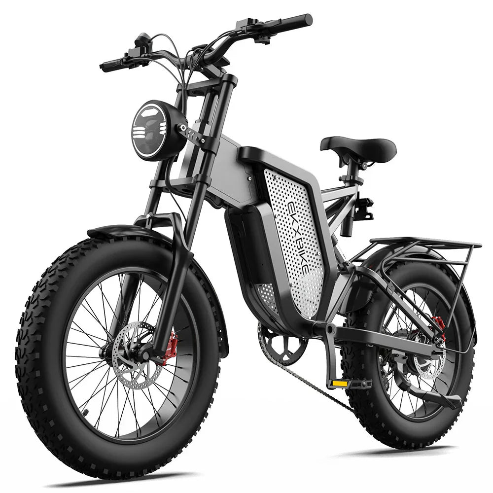 EKX X20 Electric Bike Mountain Moped Ebike 20 Inch Fat Tire 2000W 48V 35AH