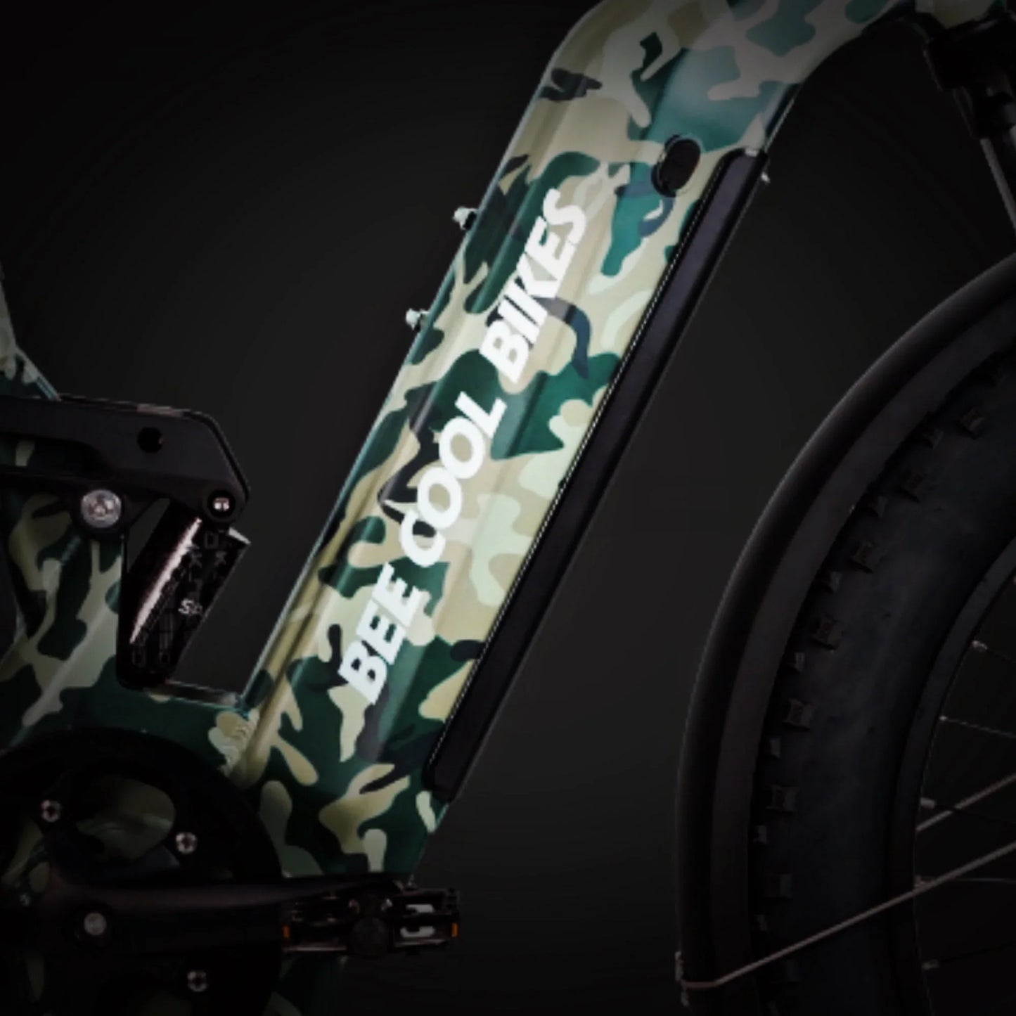 Bee Defender Step-Thru Full Suspension Step-Thru Mountain Electric Bike