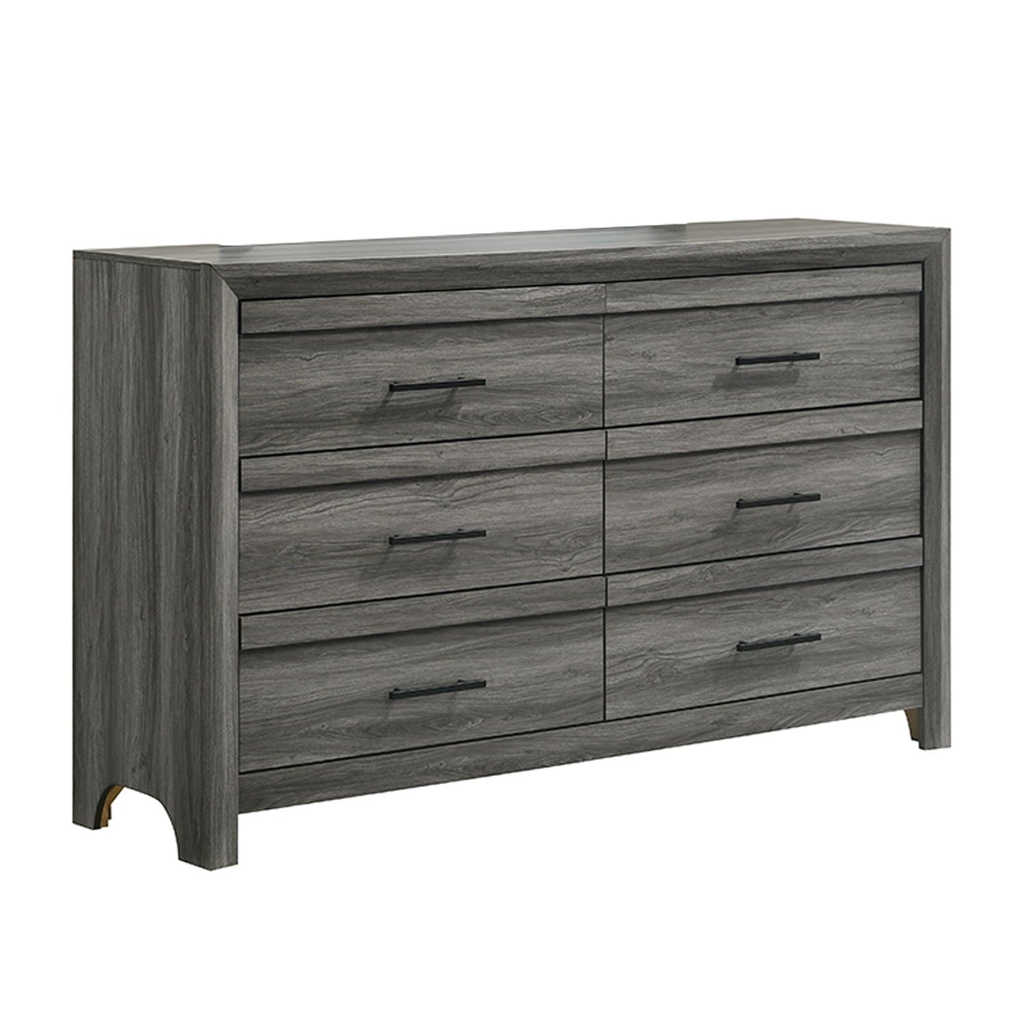 Denver - 6 Drawer Dresser - Gray
