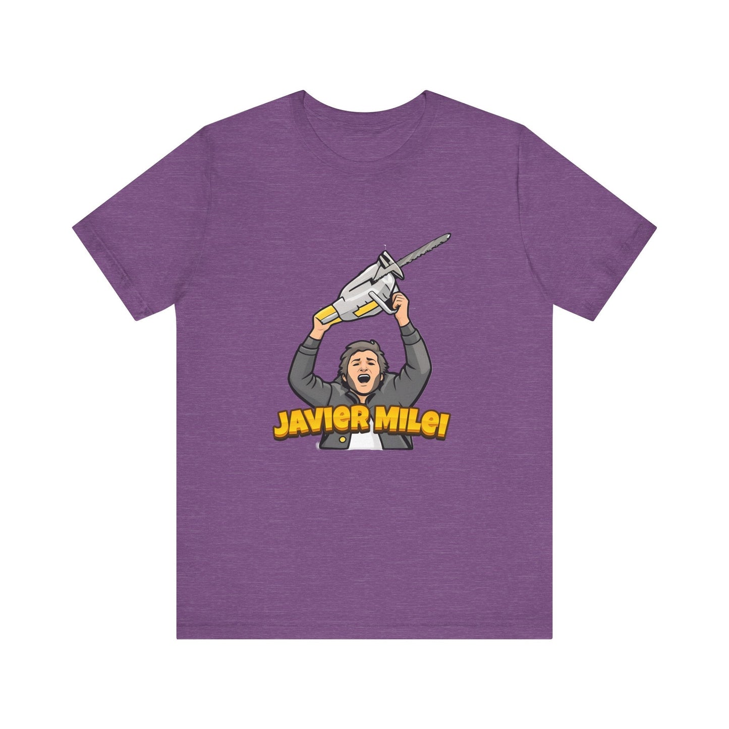 Javier Milei Chainsaw Tee - 4LibertyShop.com