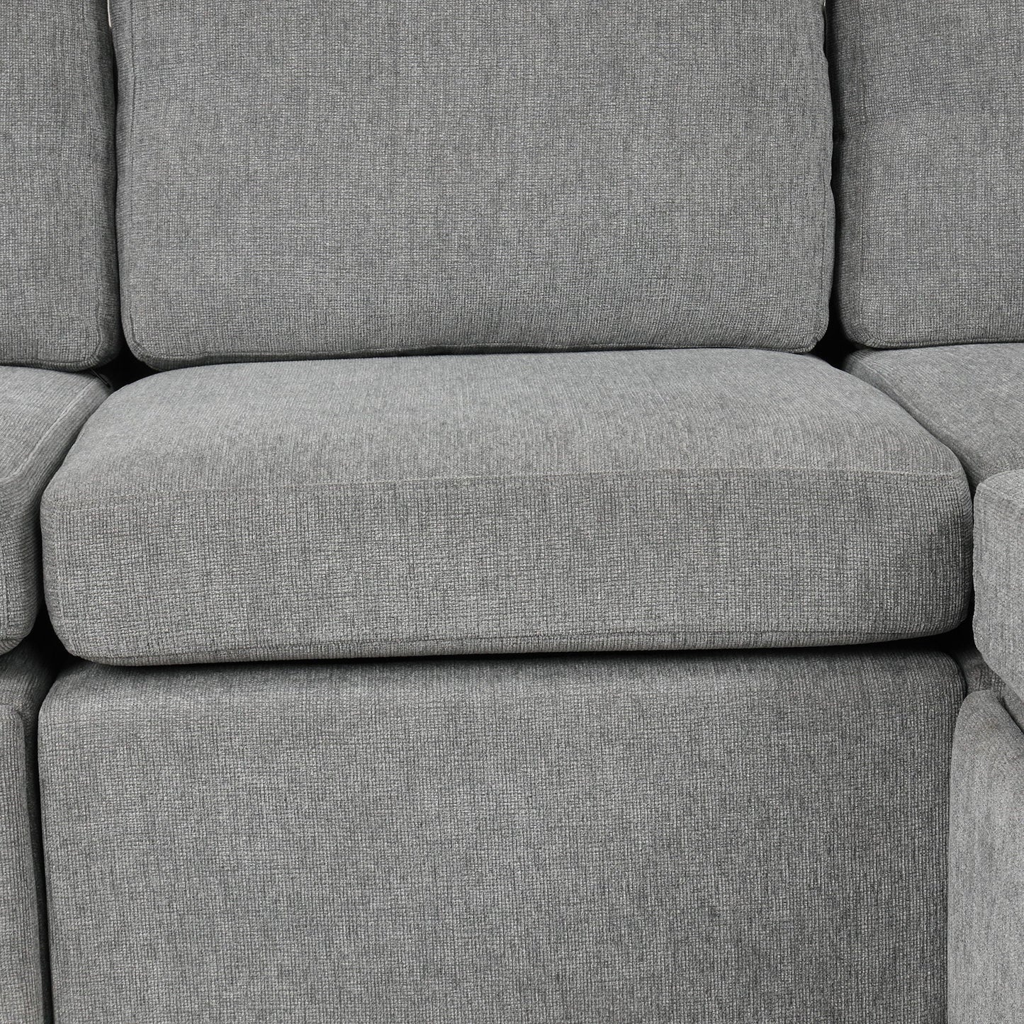 Modern 2 Seater Loveseat Sofa With Pull-Out Bed, Fabric, Built-In USB Ports & Cup Holders