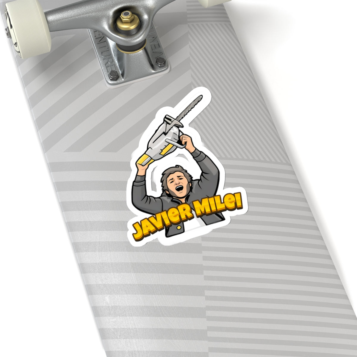 Javier Milei Chainsaw Stickers - 4LibertyShop.com
