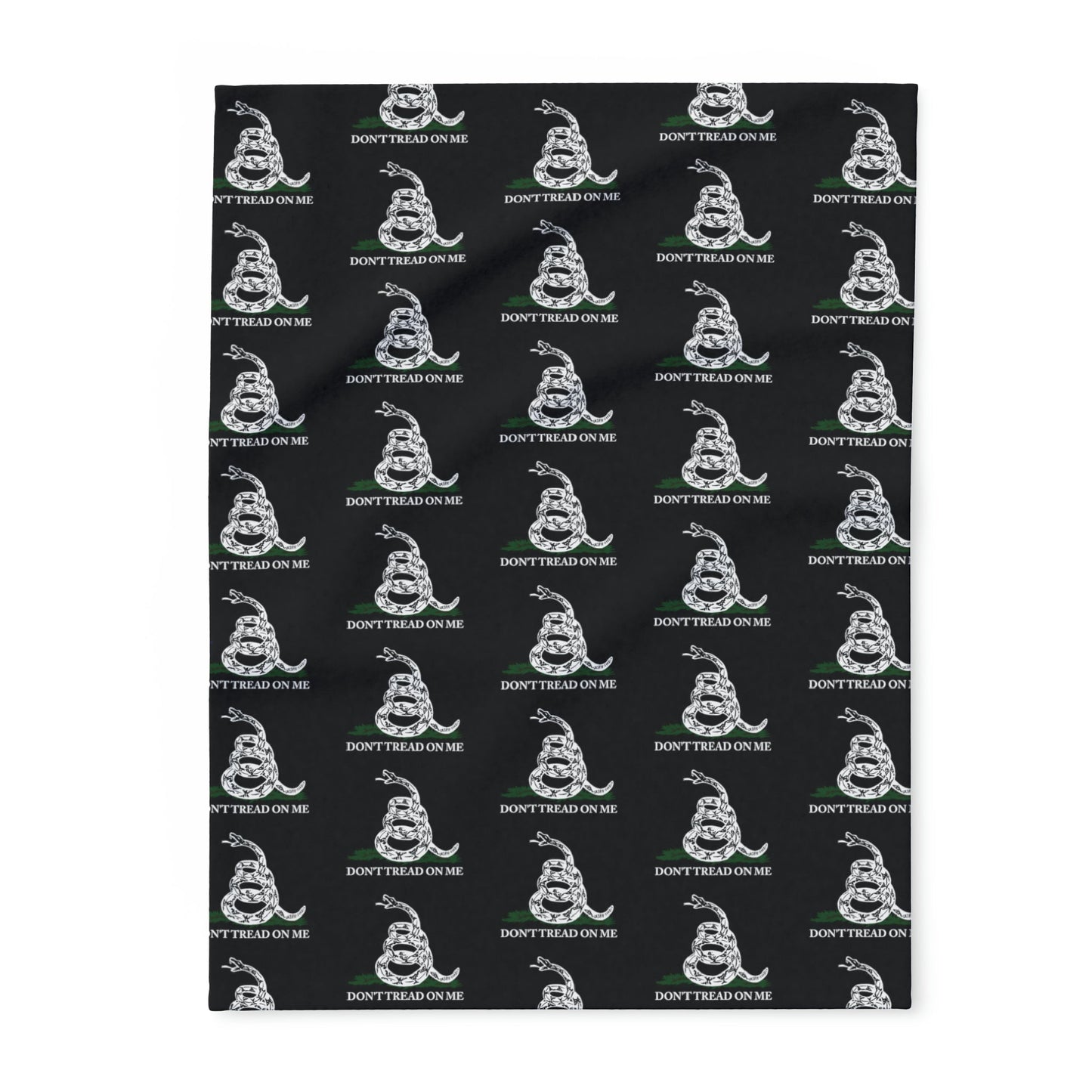 Don't Tread on Me Gadsden Snake Arctic Fleece Blanket
