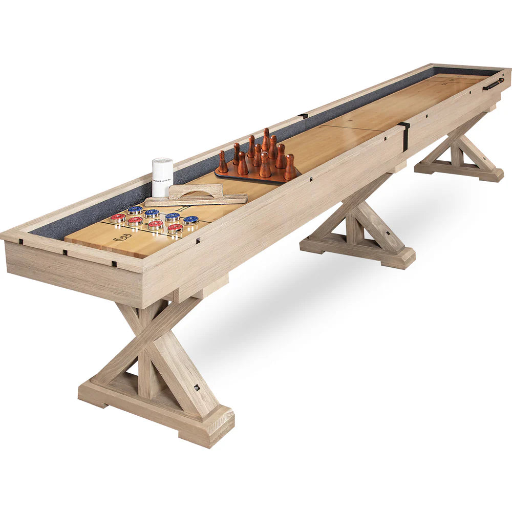 "The Rockford" 2-Piece 12′ Upstairs/Downstairs Shuffleboard Table