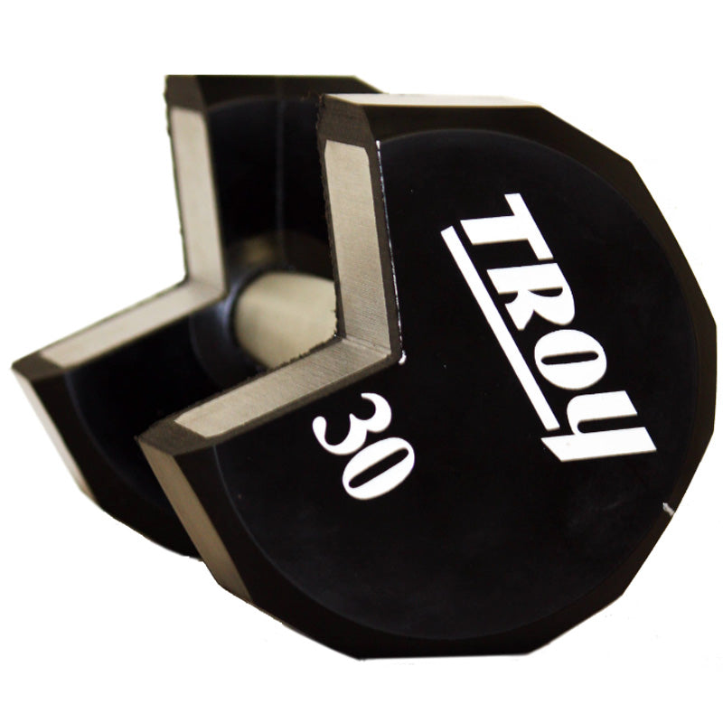 1400lb 12-Sided Urethane 130-150lb Dumbbell Set by Troy Barbell