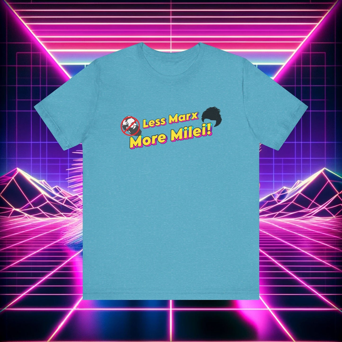 Less Marx More Milei T-Shirt - 4LibertyShop.com