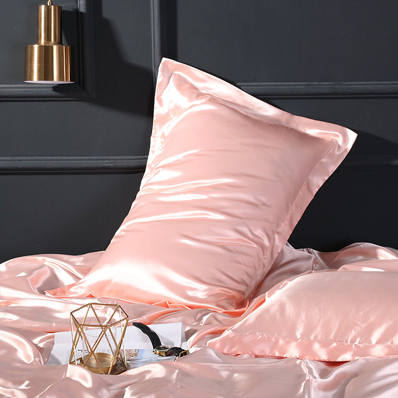 Solid color pillow cover