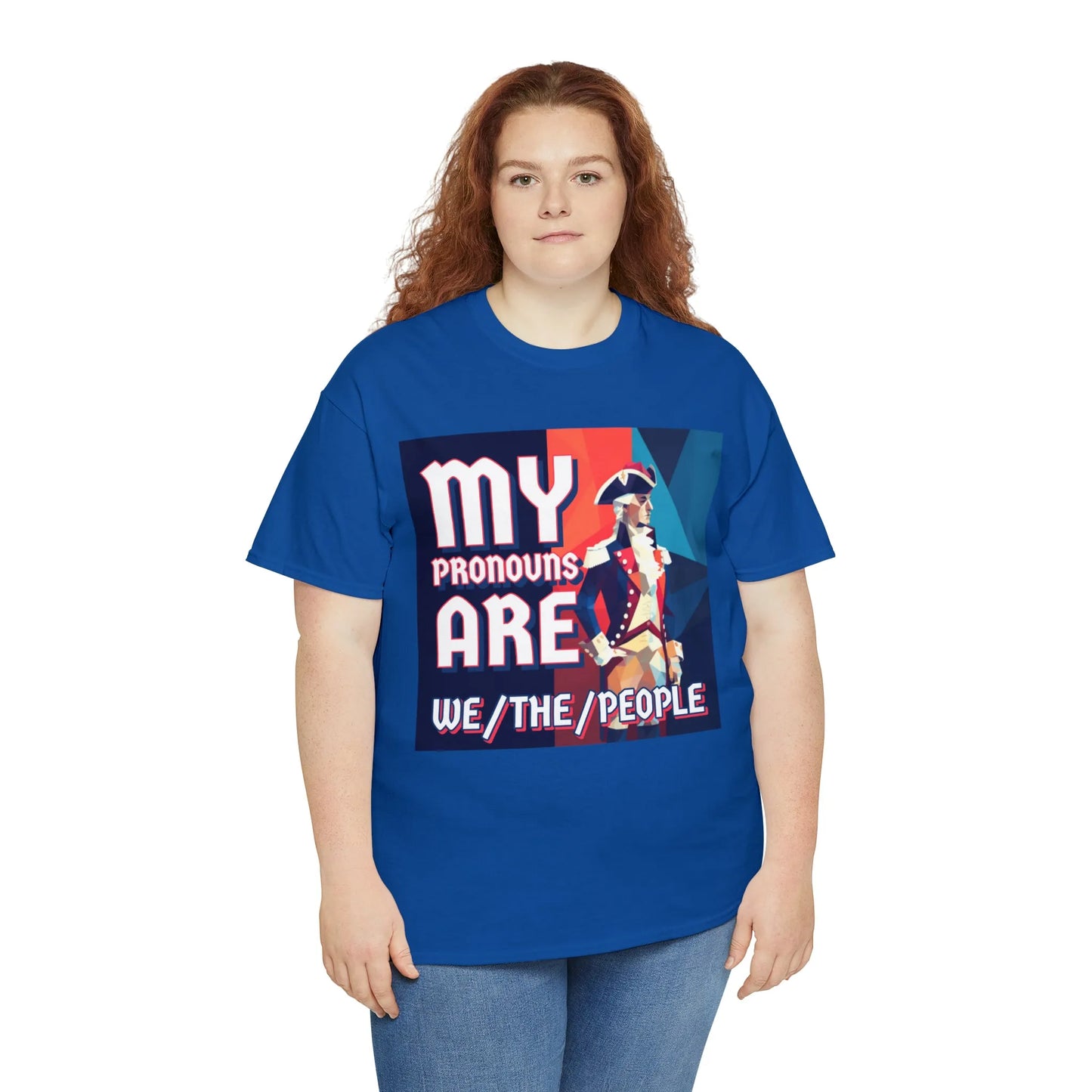 My Pronouns Are We/The/People Unisex Heavy Cotton Tee