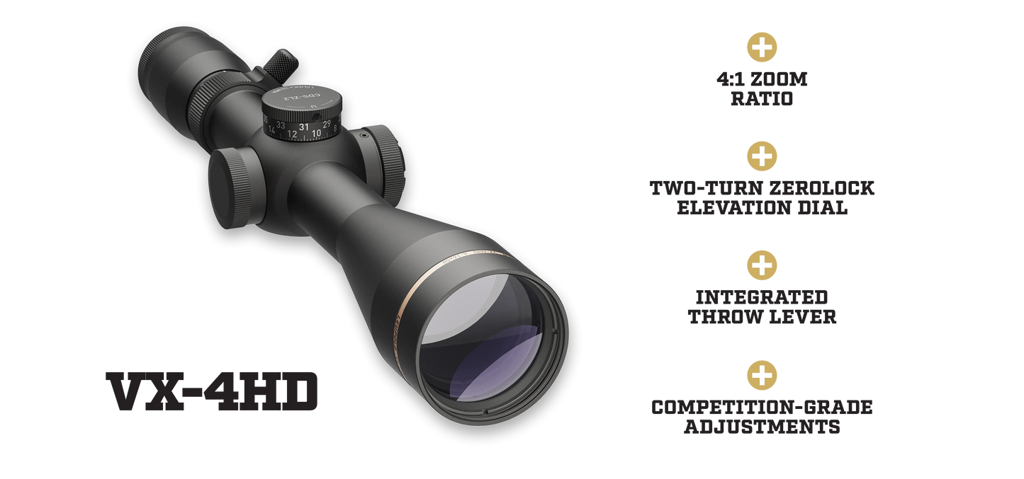 Leupold VX-4HD Scope 3-12X50 CDS-ZL2 Illum Firedot Twilight Hunter