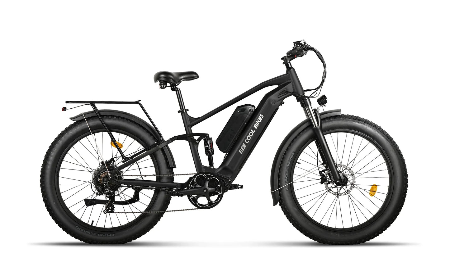 Bee Voyager Dual Batteries Soft Tail Electric Bike