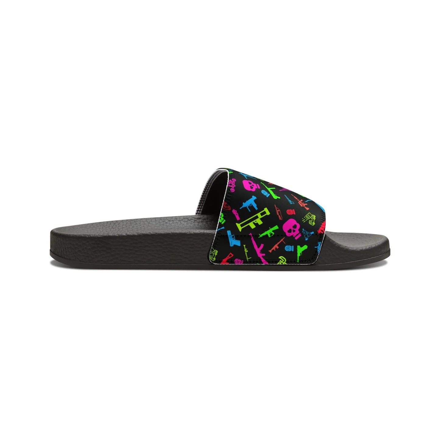 Retro Neon Firearms Sandals