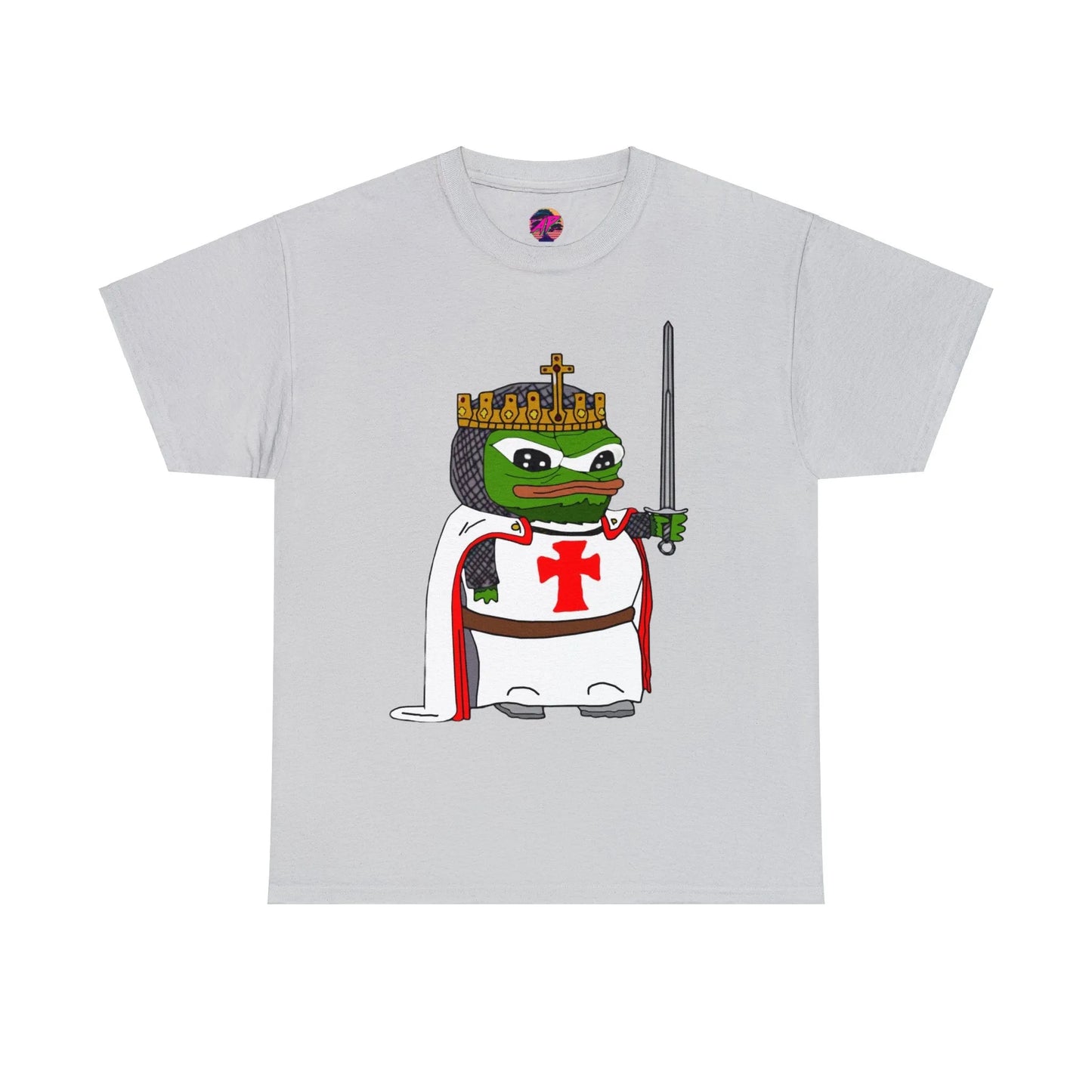 Pepe the Frog Crusader Knight T-Shirt - Deus Vult Meme - 4LibertyShop.com