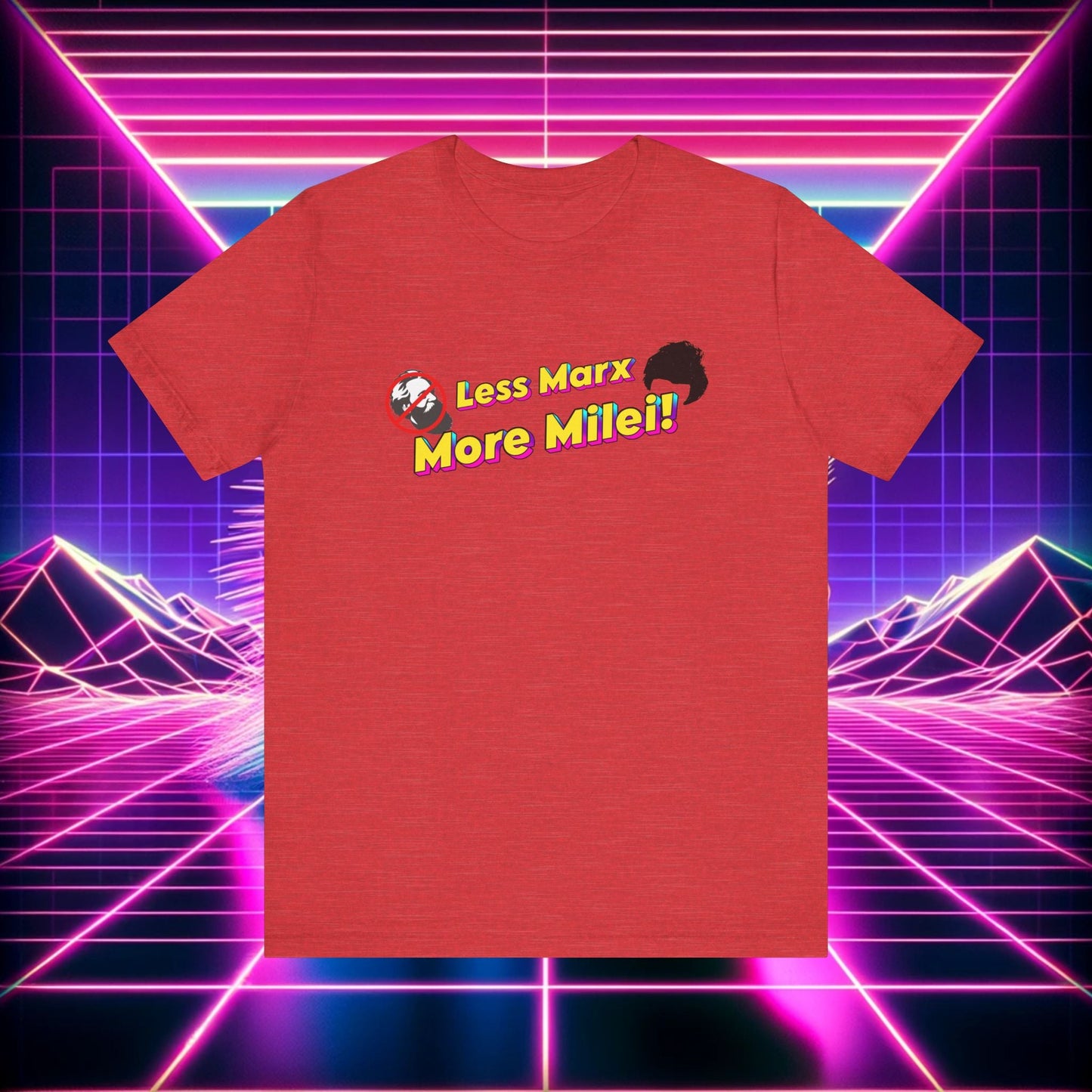 Less Marx More Milei T-Shirt - 4LibertyShop.com