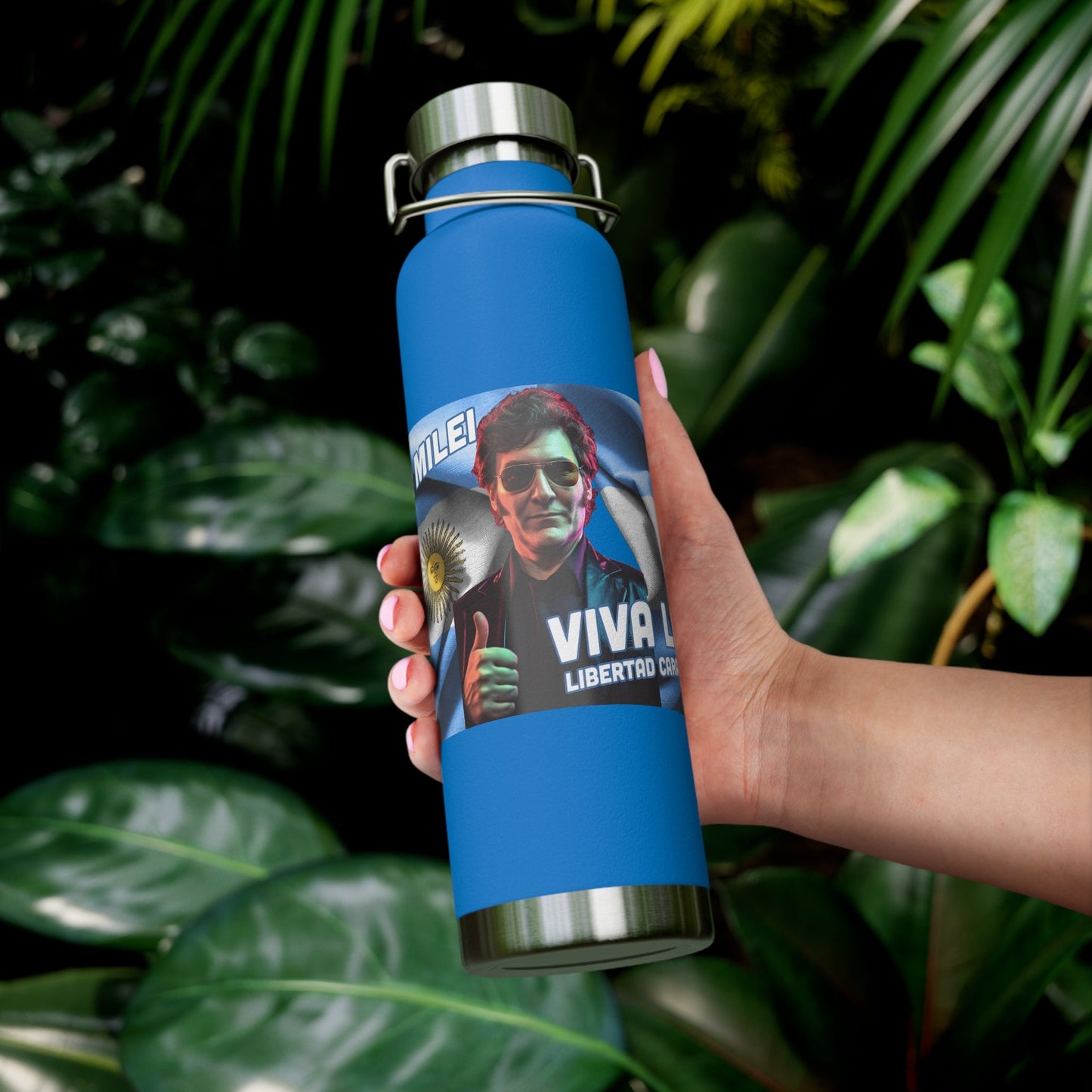 Javier Milei Copper Vacuum Insulated Bottle, 22oz
