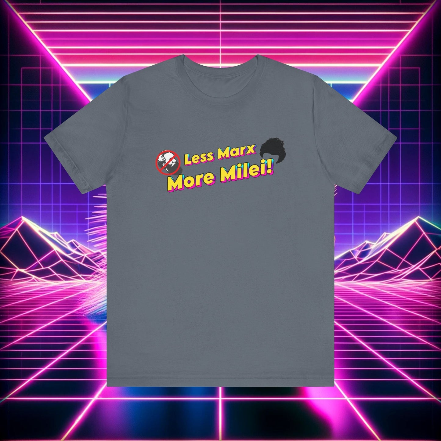 Less Marx More Milei T-Shirt - 4LibertyShop.com