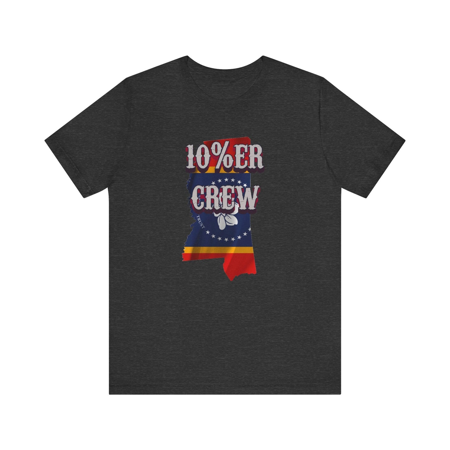 Walton & Johnson: 10%er Crew Mississippi Tee - 4LibertyShop.com