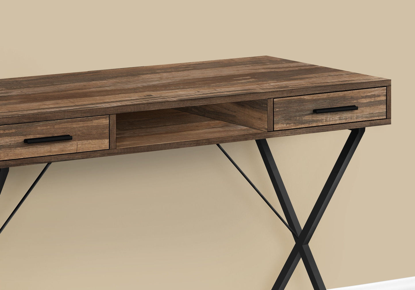 Contemporary Computer Desk with Storage Drawers