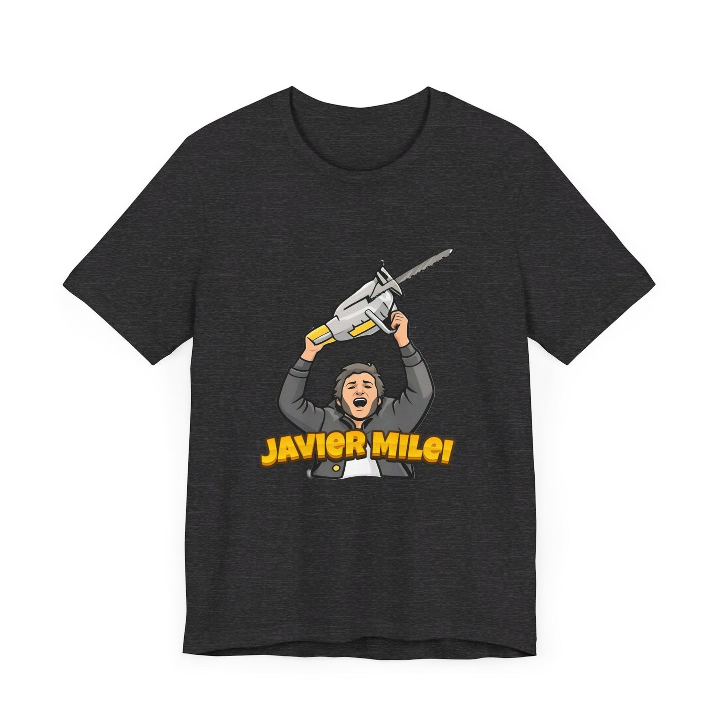 Javier Milei Chainsaw Tee - 4LibertyShop.com