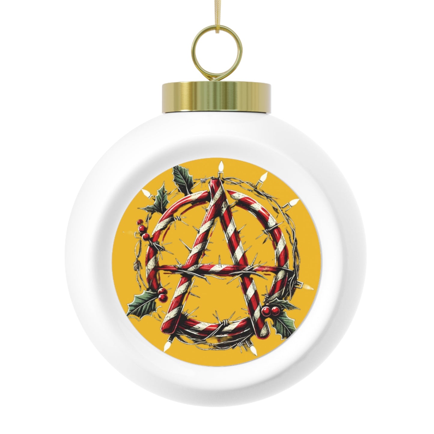 Anarchy Christmas Ornament - 4LibertyShop.com