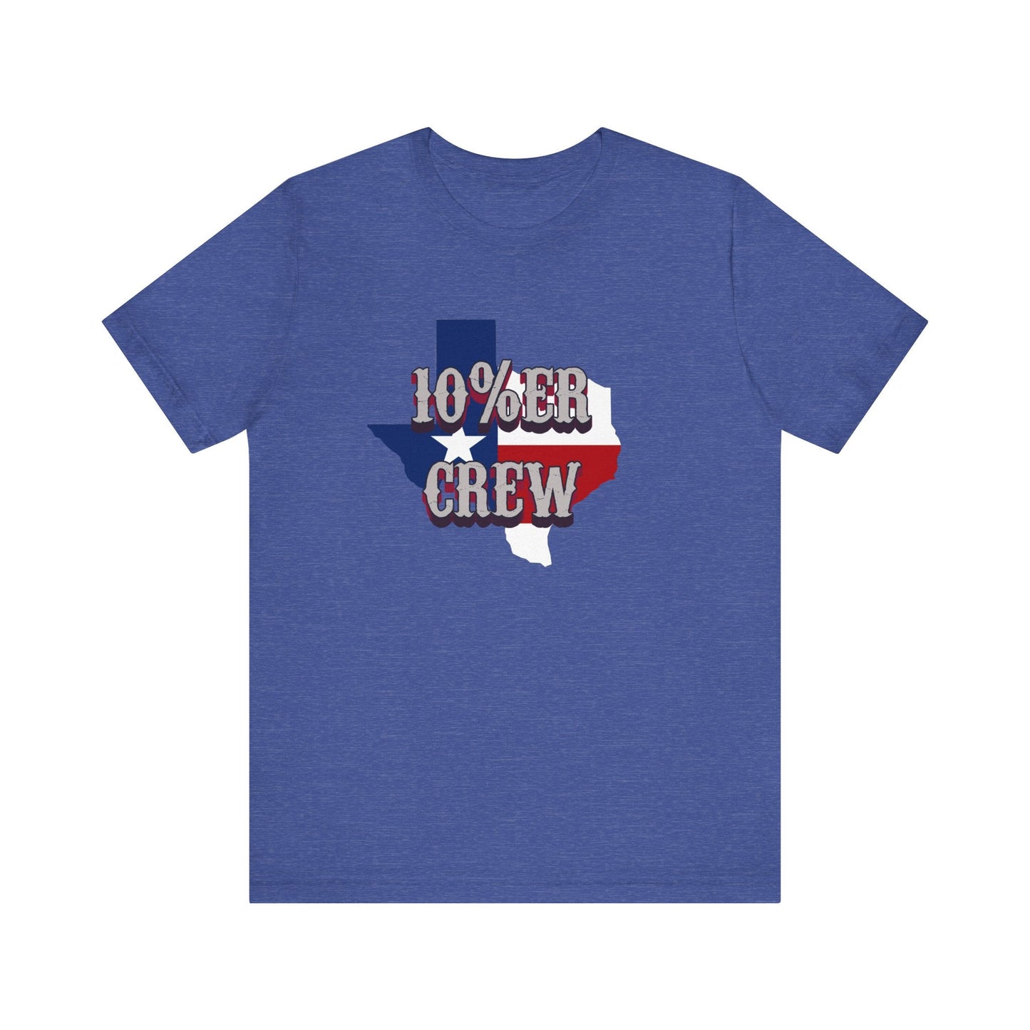 Walton & Johnson: 10%er Crew Texas Tee - 4LibertyShop.com