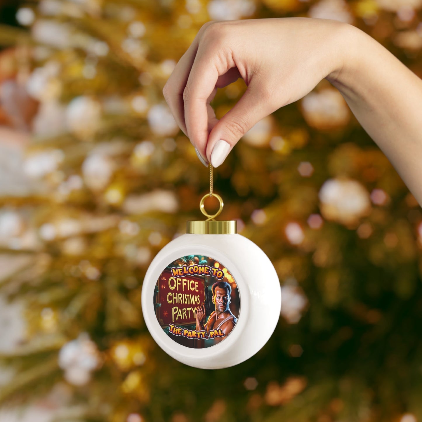Welcome to the Party Pal Die Hard Christmas Ornament - 4LibertyShop.com