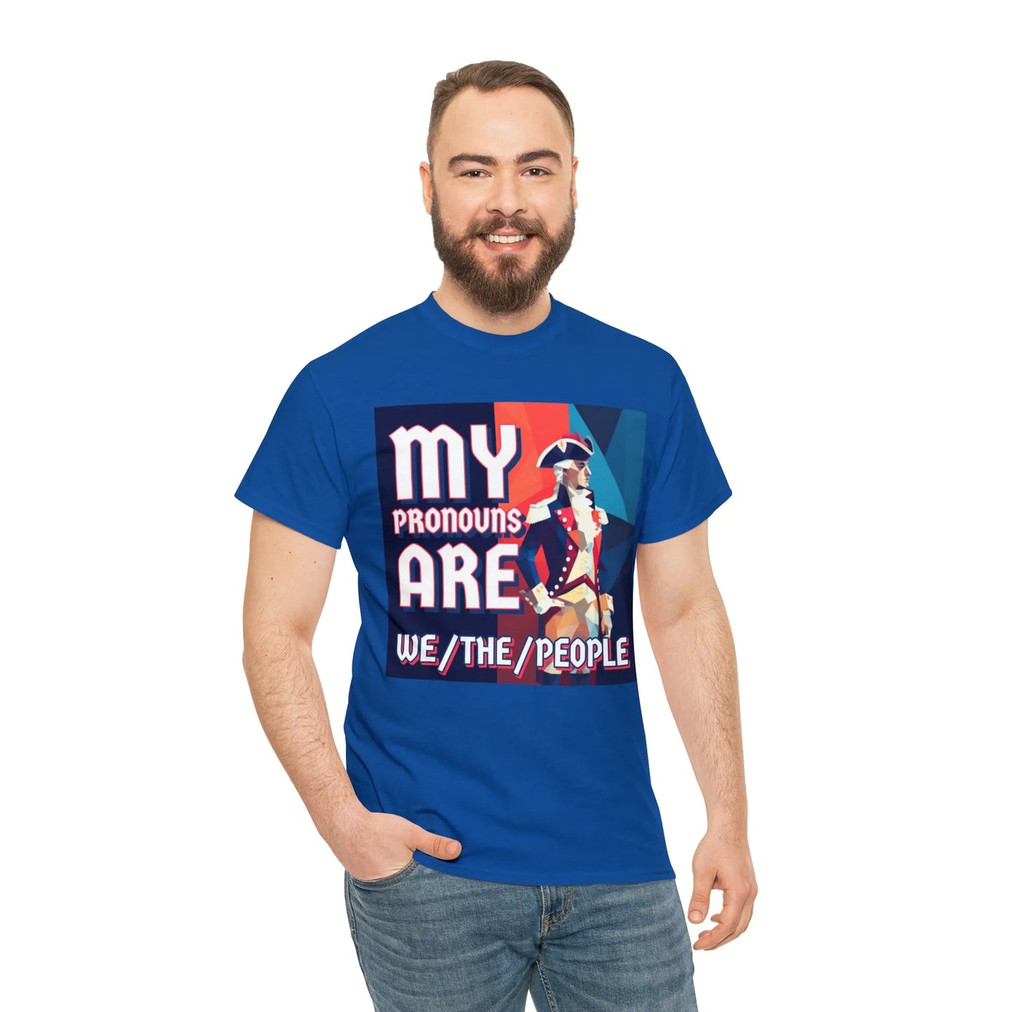 My Pronouns Are We/The/People Unisex Heavy Cotton Tee
