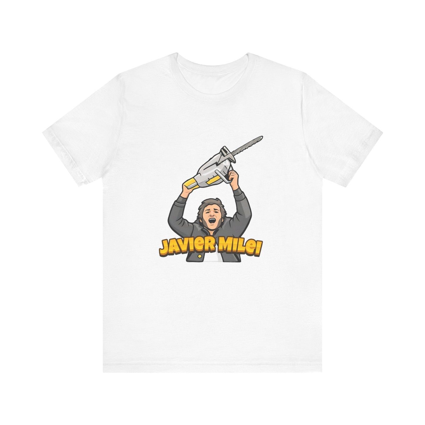 Javier Milei Chainsaw Tee - 4LibertyShop.com