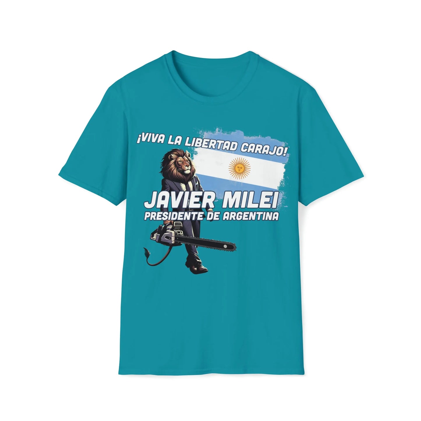Viva La Libertad Carajo - Javier Milei President of Argentina T-Shirt - 4LibertyShop.com