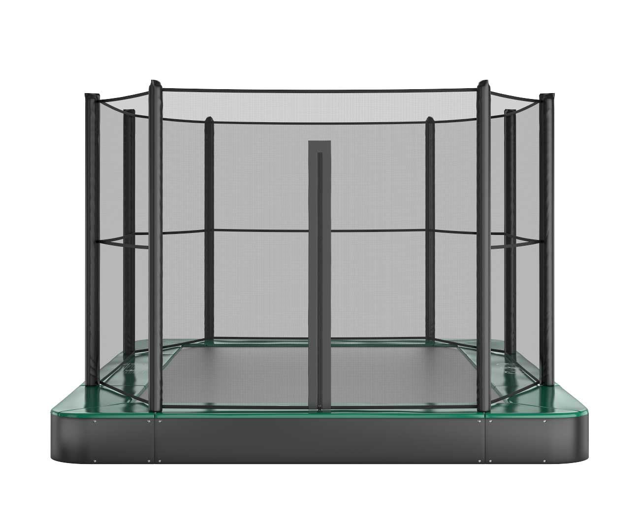 11ft x 8ft Akrobat Flat In-Ground Trampoline