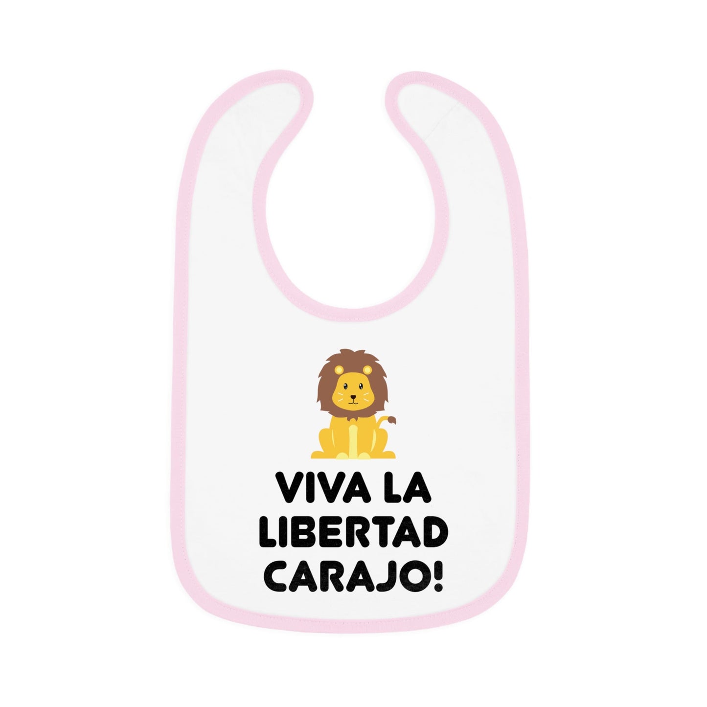 Viva La Libertad Carajo Lion Baby Bib - 4LibertyShop.com