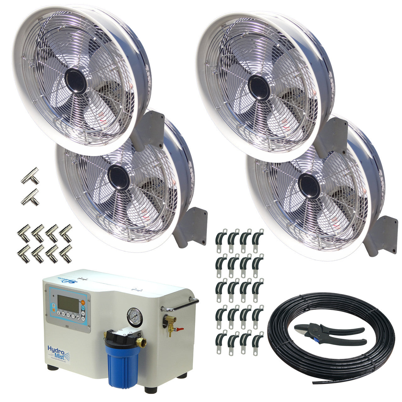 Hydro Mist Four Fan 24 Inch ProMist 75 Package - 1000 PSI