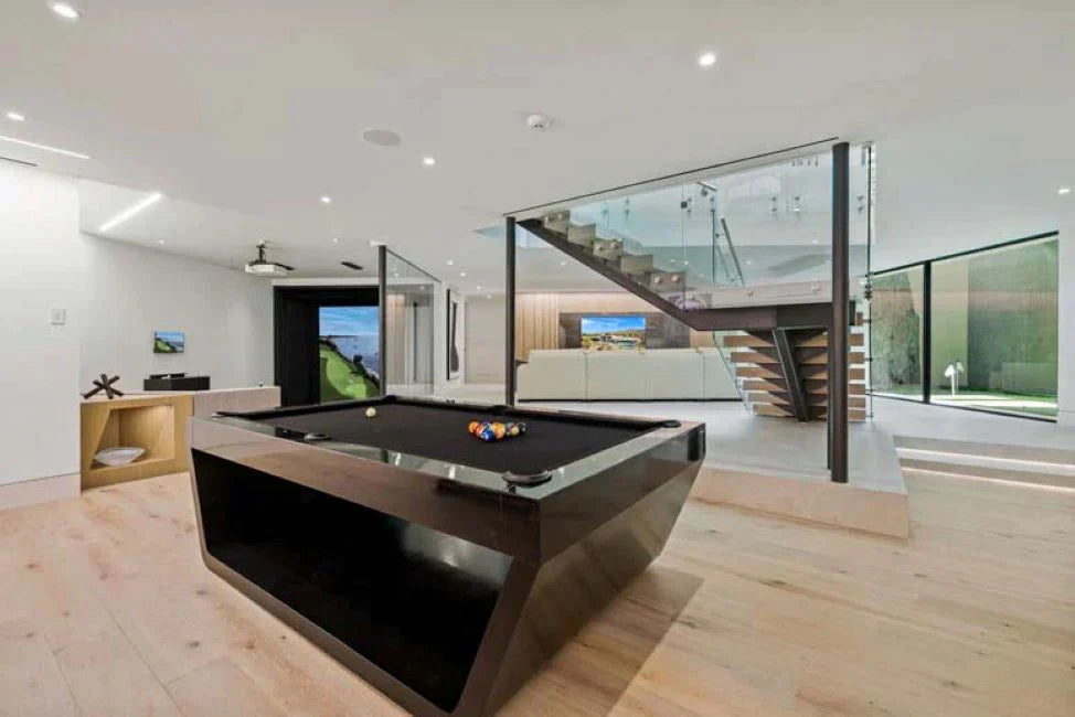 White Billiards The Sofia Modern Slate Pool Table