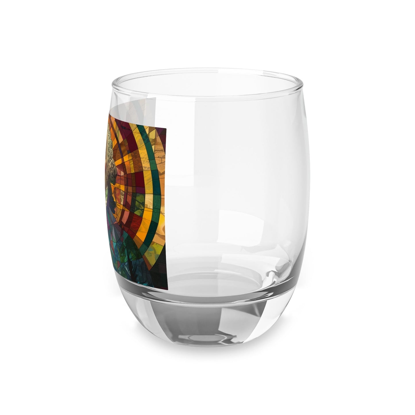 George Washington Stained Glass Whiskey Glass - 4LibertyShop.com