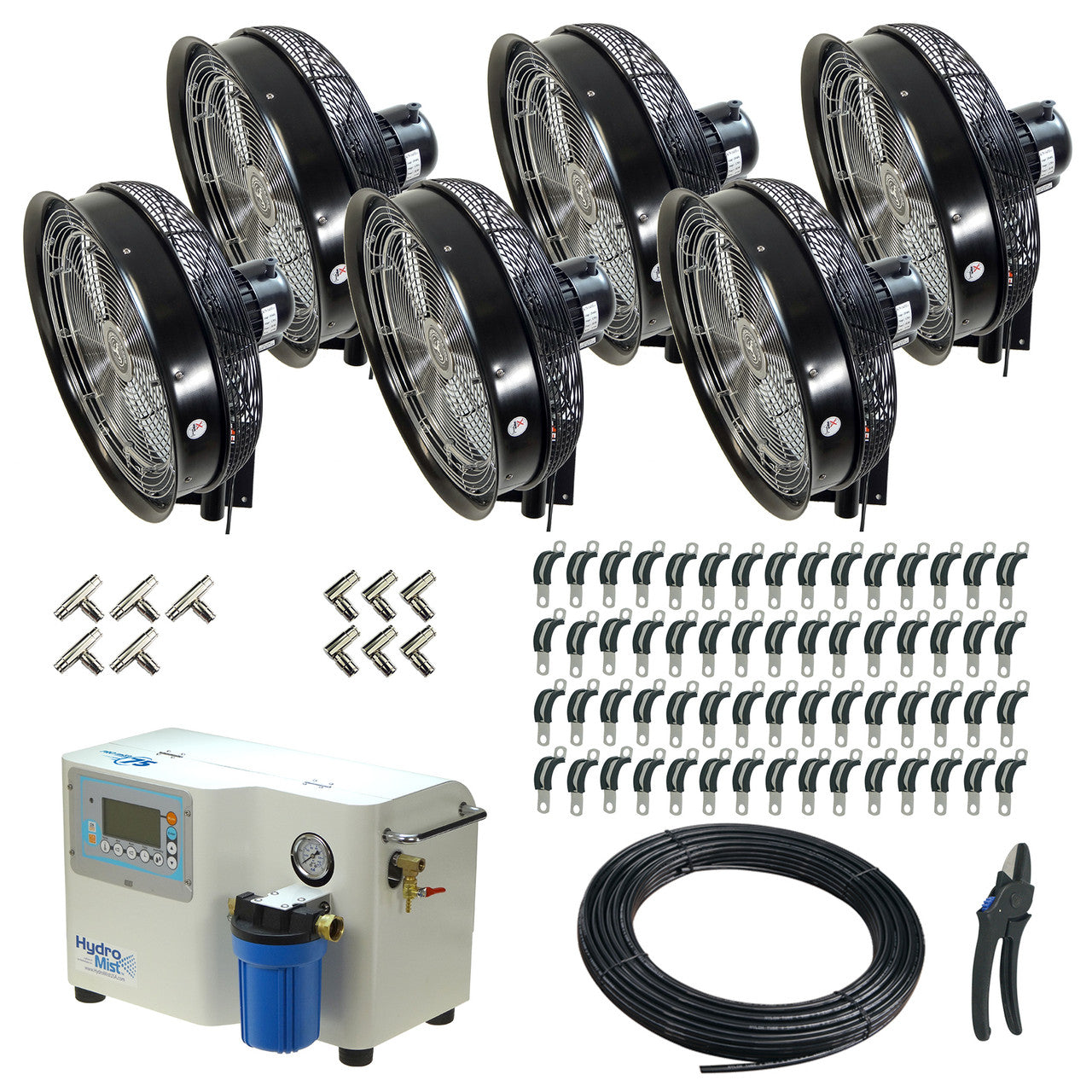 Hydro Mist DIY 6-18" Fan Mist Package with Pro 75 Pump