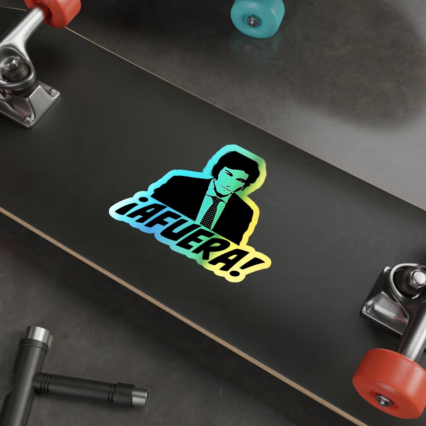 Javier Milei  ¡AFUERA! Holographic Sticker