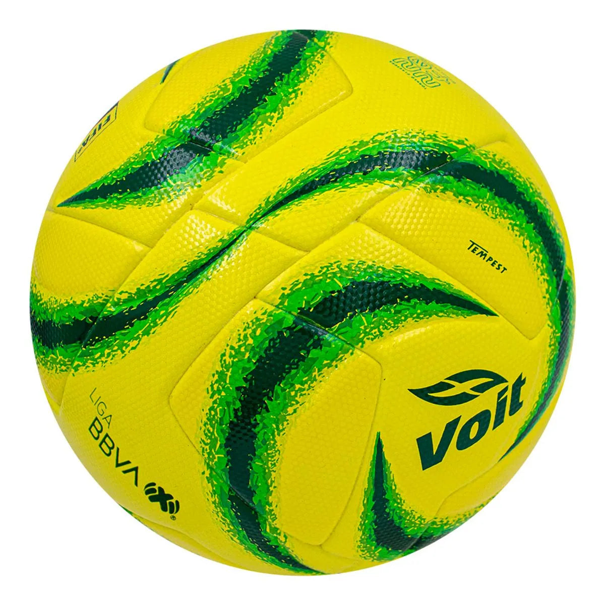 Voit 12 PACK Tempest FIFA QUALITY Liga MX Soccer Balls - Size 5 | Yellow & Green