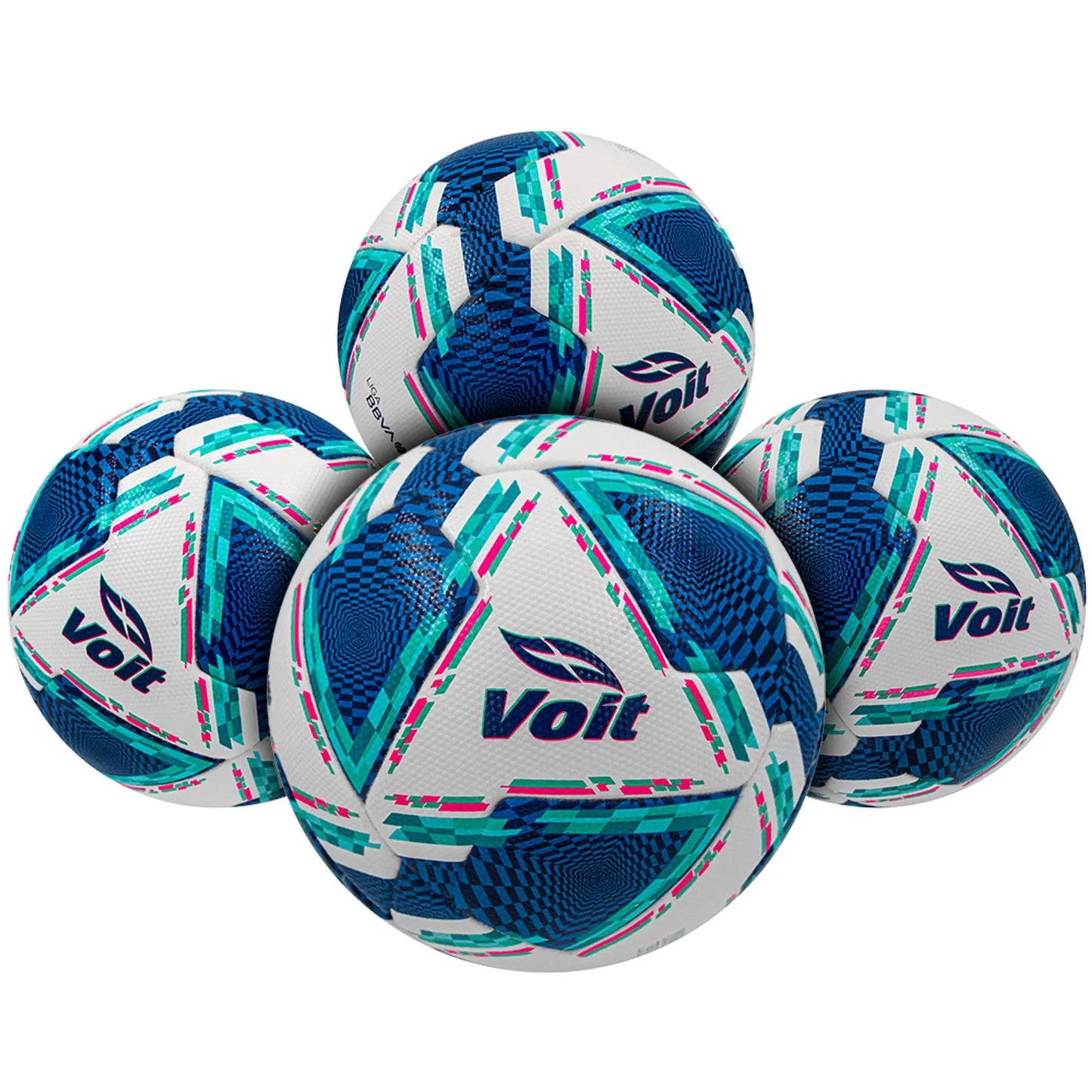 Voit Morph FIFA QUALITY PRO Liga MX Soccer Balls [12 PACK] Size 5 | Blue & White