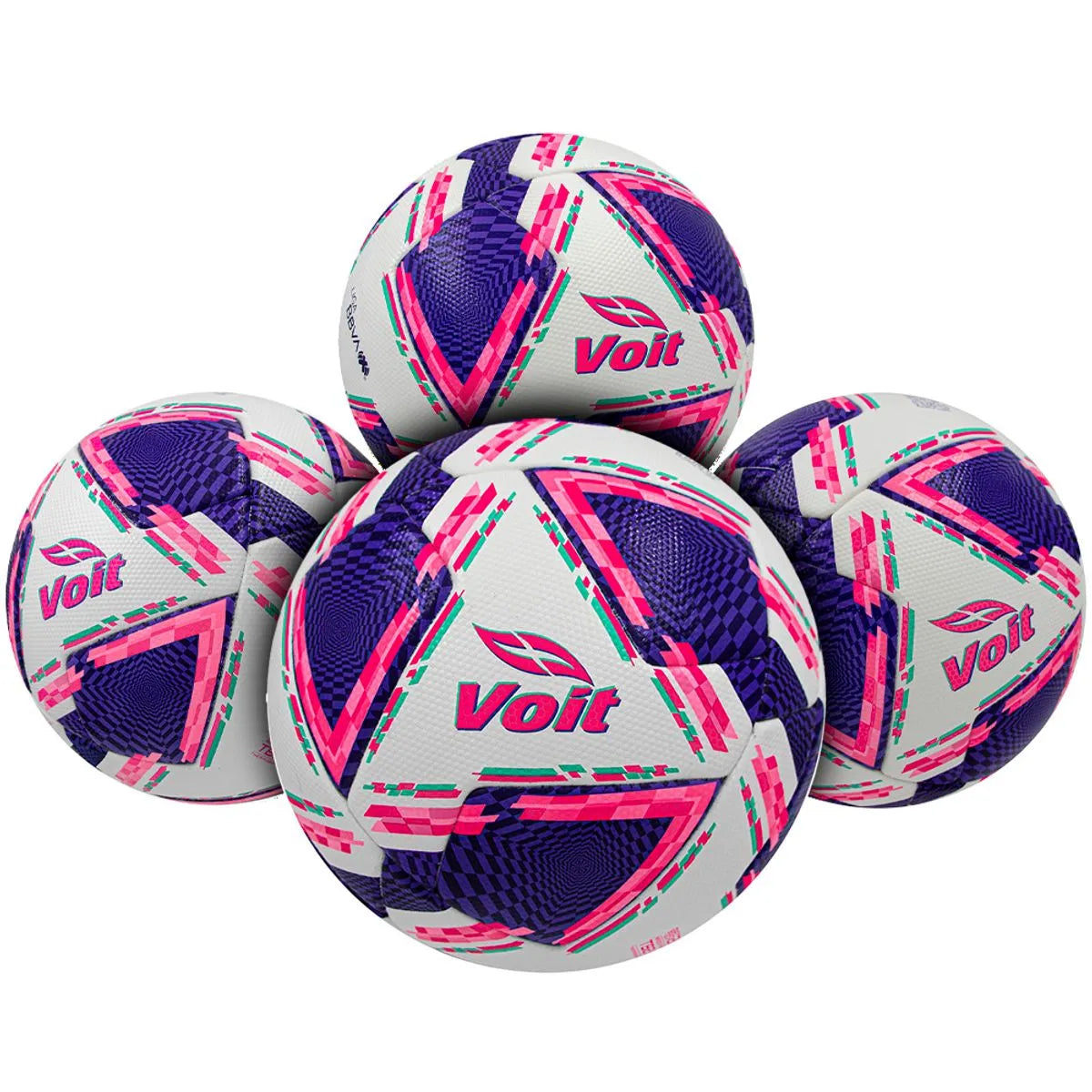Voit Morph FIFA QUALITY PRO Liga MX Soccer Balls [12 PACK] Size 5 | Pink