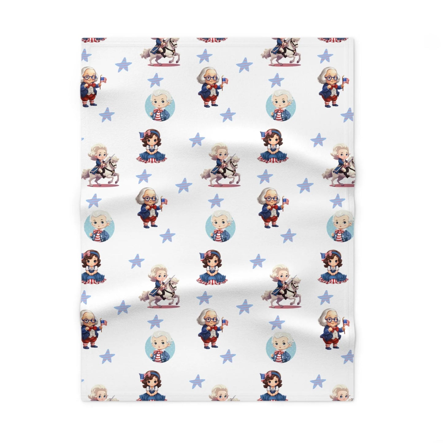 Tiny Patriots Soft Fleece Baby Blanket