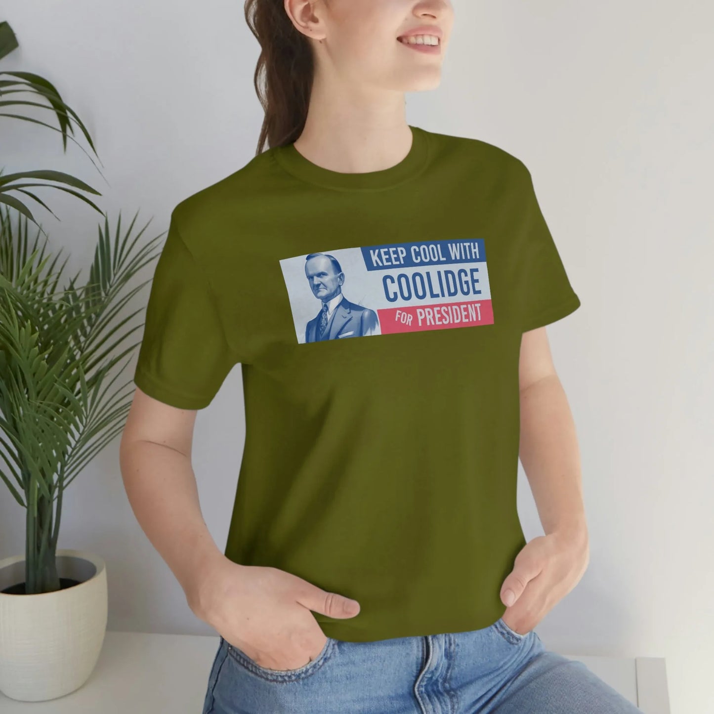 Keep Cool With Coolidge For President Calvin Coolidge T-Shirt