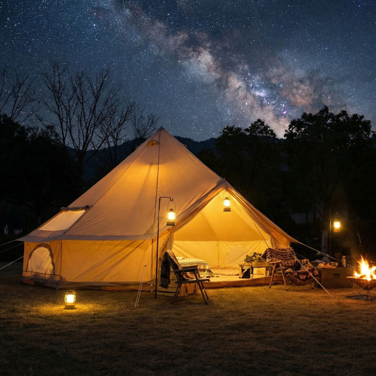 4 Season Bell Tent 16.4FT Waterproof Glamping Yurt