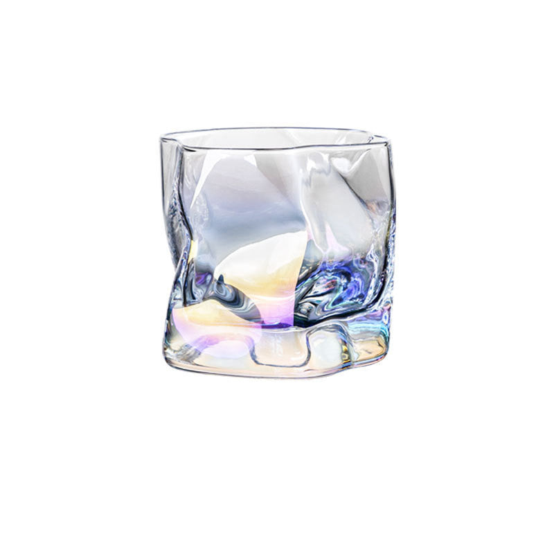 Creative European Style Irregular Wine Glass Bar Beer Whiskey Glass Home Party Juice Drink Glass