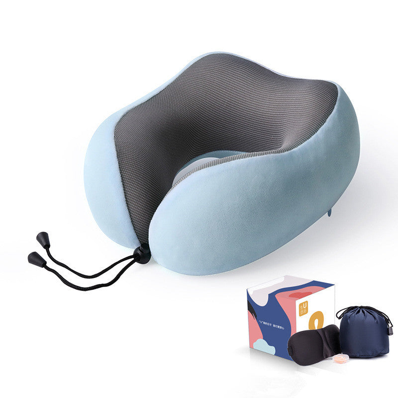 Slow Rebound Memory Foam Pillow Travel U-Shaped Pillow