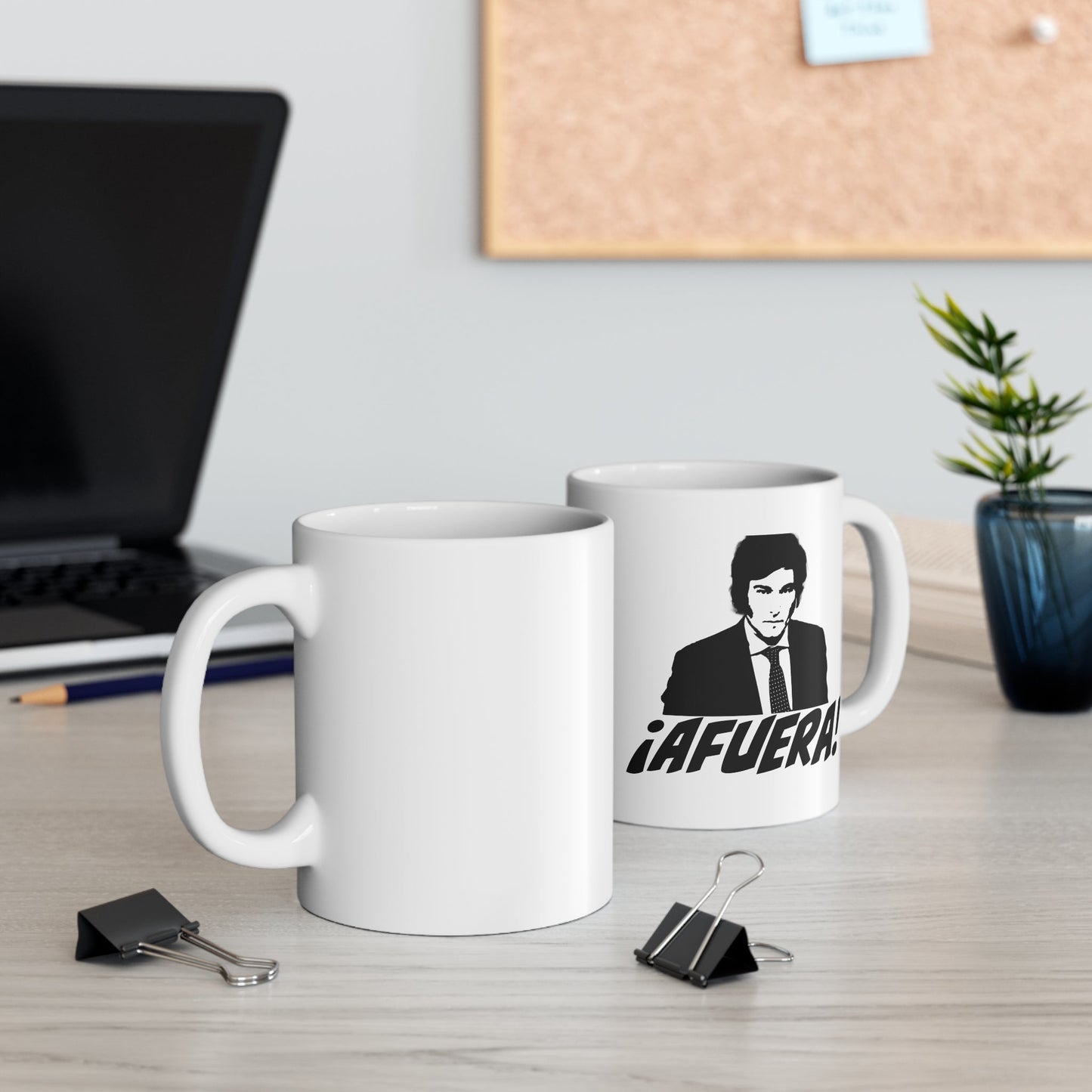 Javier Milei ¡AFUERA! Walton & Johnson Mug - 4LibertyShop.com
