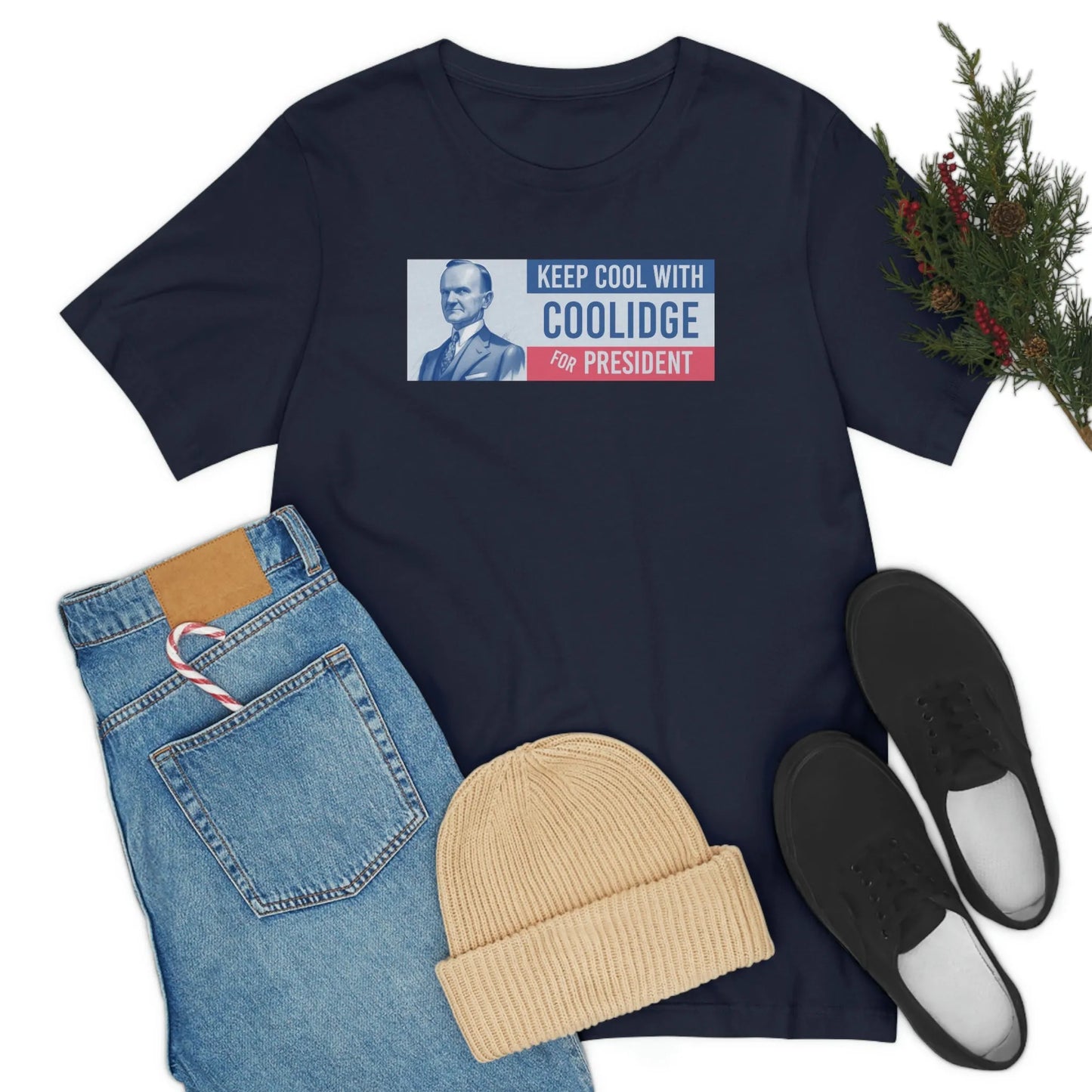 Keep Cool With Coolidge For President Calvin Coolidge T-Shirt