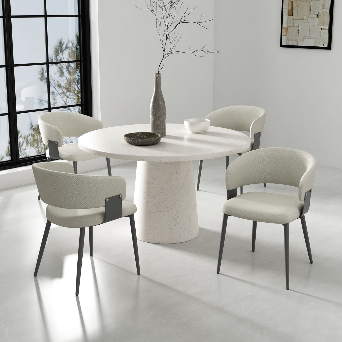 Luce - Dining Chair - Oatmeal