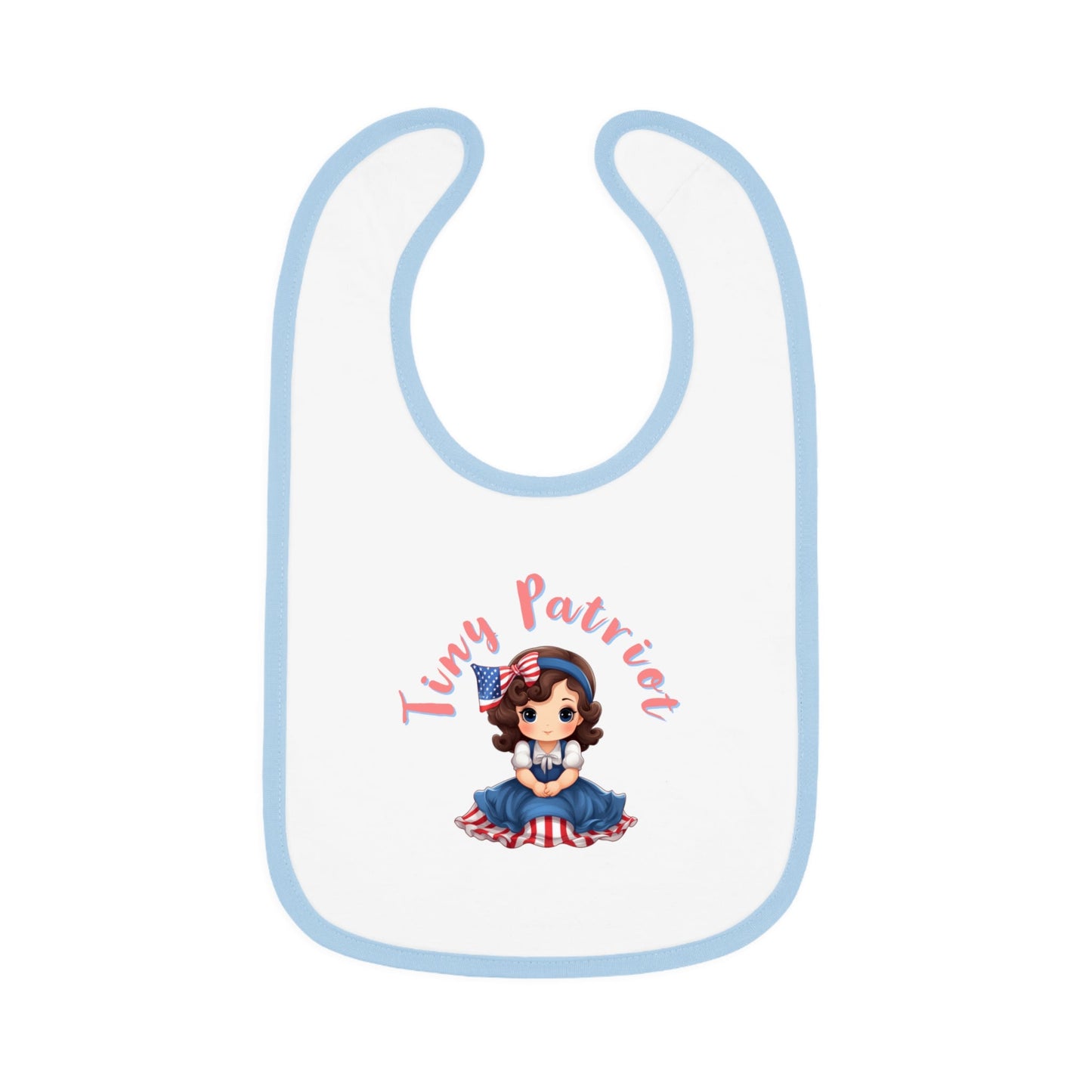 Tiny Patriot Betsy Ross Baby Bib