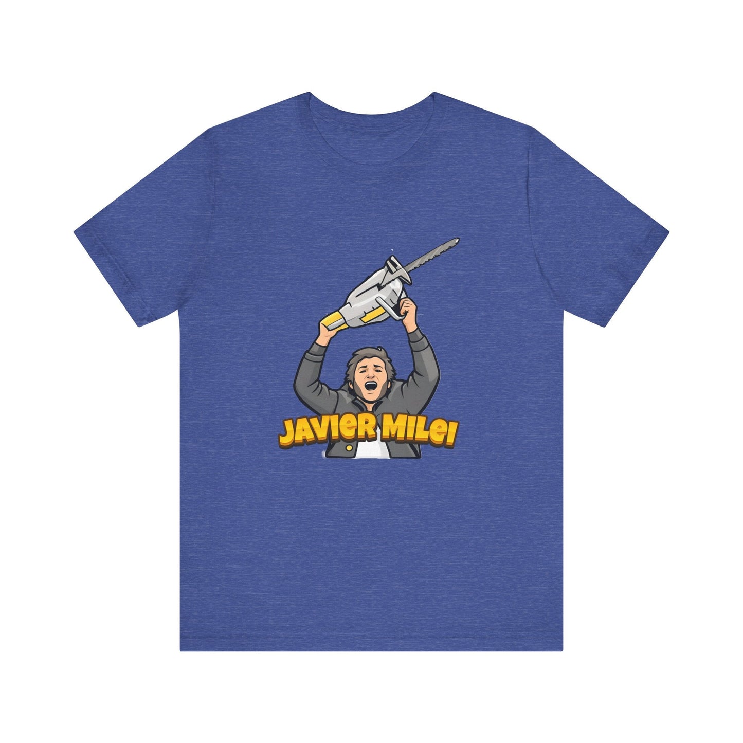 Javier Milei Chainsaw Tee - 4LibertyShop.com