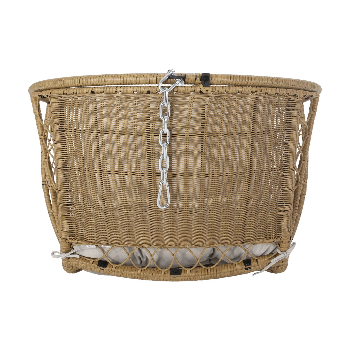 Malia Wicker Hanging Chair With Cushion