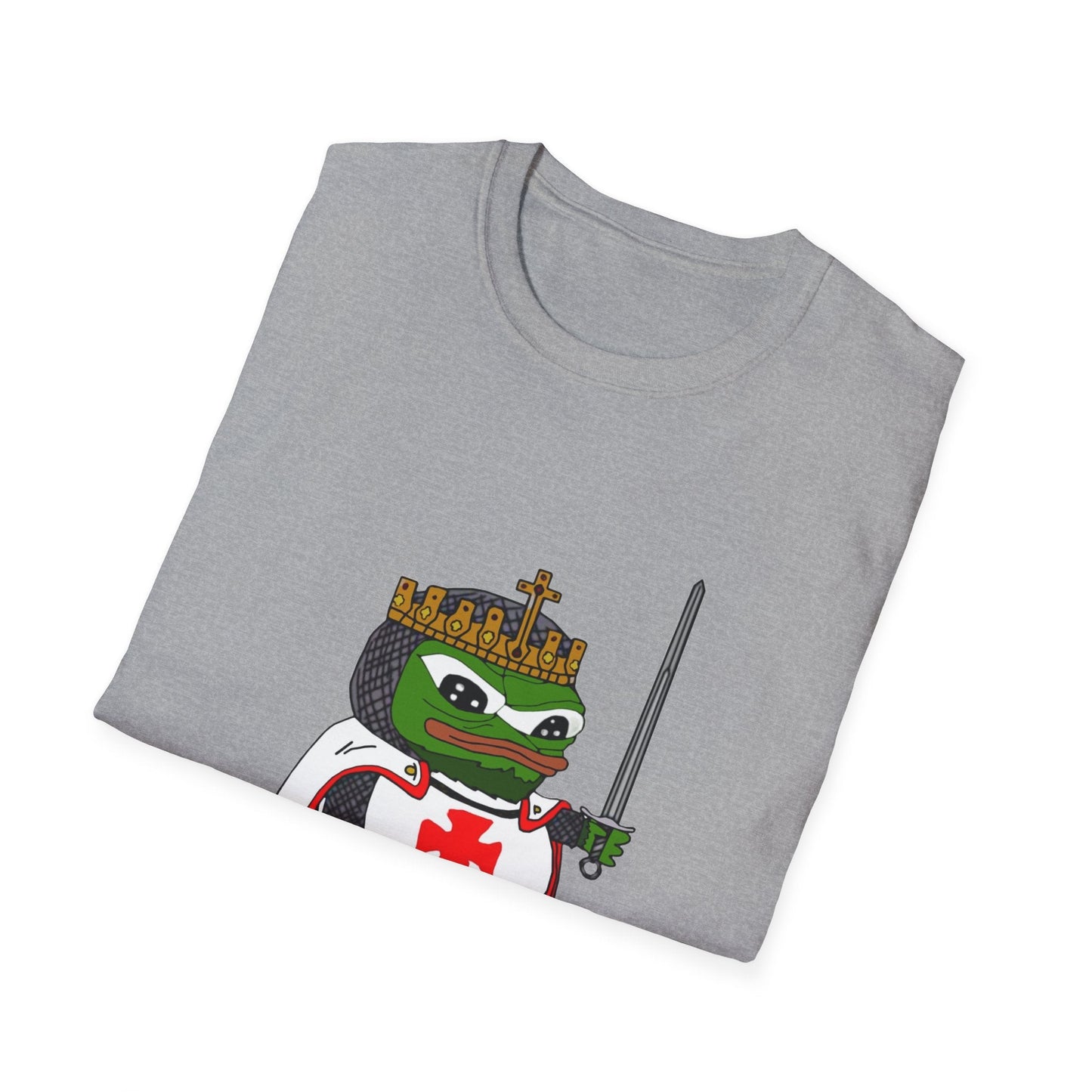 Crusader Pepe God Wills It Meme T-Shirt - Deus Vult Knight - 4LibertyShop.com